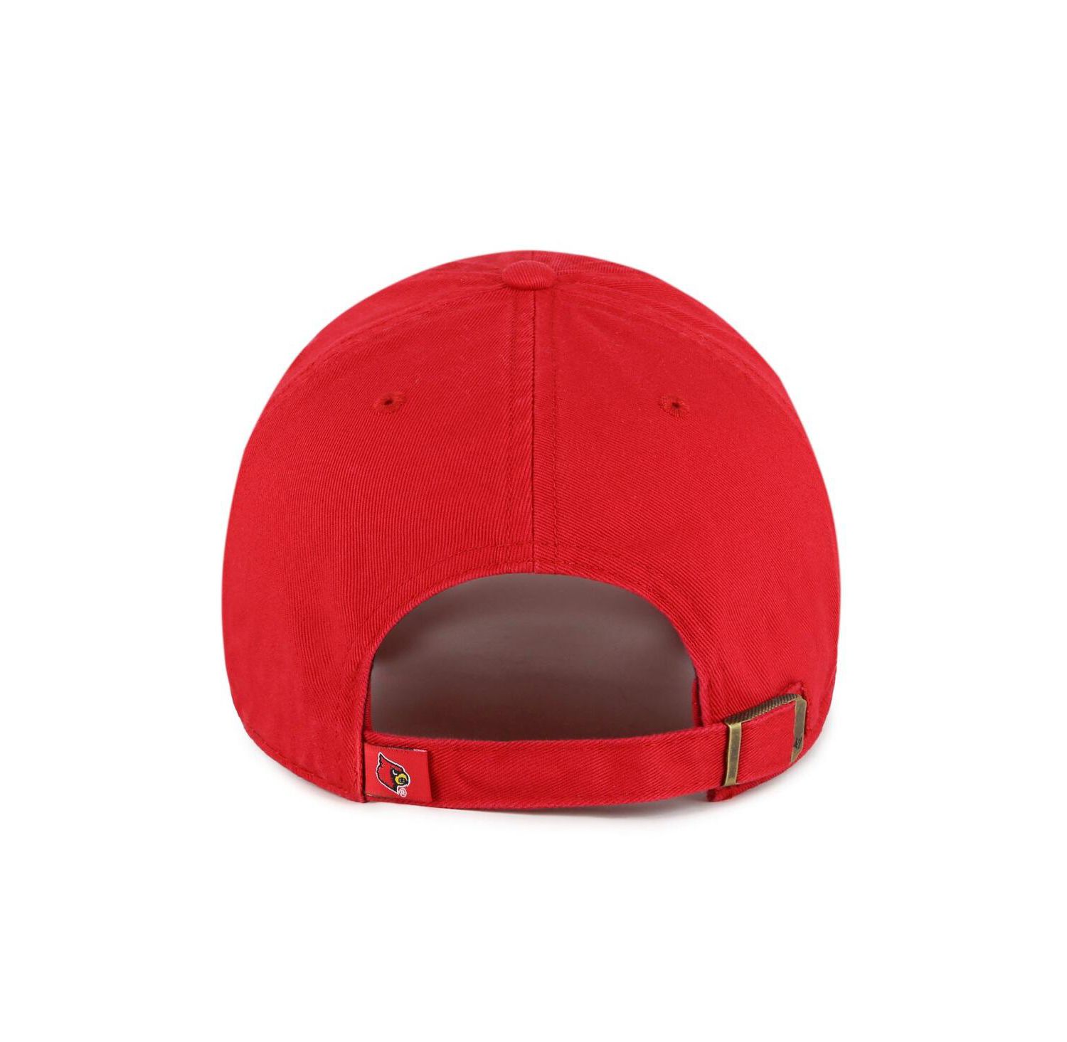 Men's Red Louisville Cardinals Clean Up Adjustable Hat