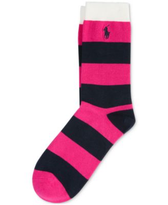 Polo Ralph Lauren - Lauren Women's Large Rugby Stripes Slack Socks