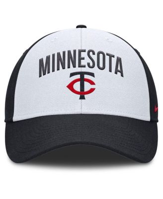 Men's White/Navy Minnesota Twins Club Performance Adjustable Hat