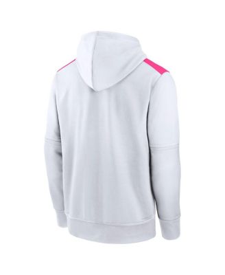 Men's White San Diego Padres Authentic Collection City Connect Therma Pullover Hoodie