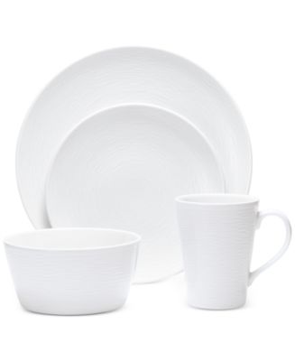 Noritake Swirl 4-Pc. Coupe Place Setting - Macy's