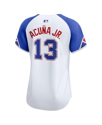 Women's Ronald Acu&ntilde;a Jr. White Atlanta Braves City Connect Limited Player Jersey