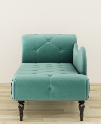 32" Polyester Napa Diamond Tufted Chaise Lounge, Created for Macy's