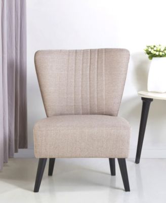 25.2" Polyester Cleo Accent Chair, Created for Macy's