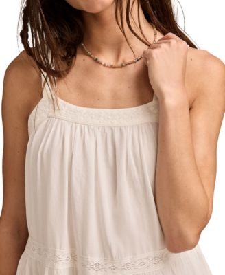 Women's Market Day Cotton Tiered Maxi Dress