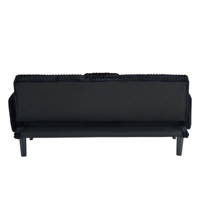  Minimalist style, straight-line corduroy sofa suitable for sitting and lying in the living room and bedroom