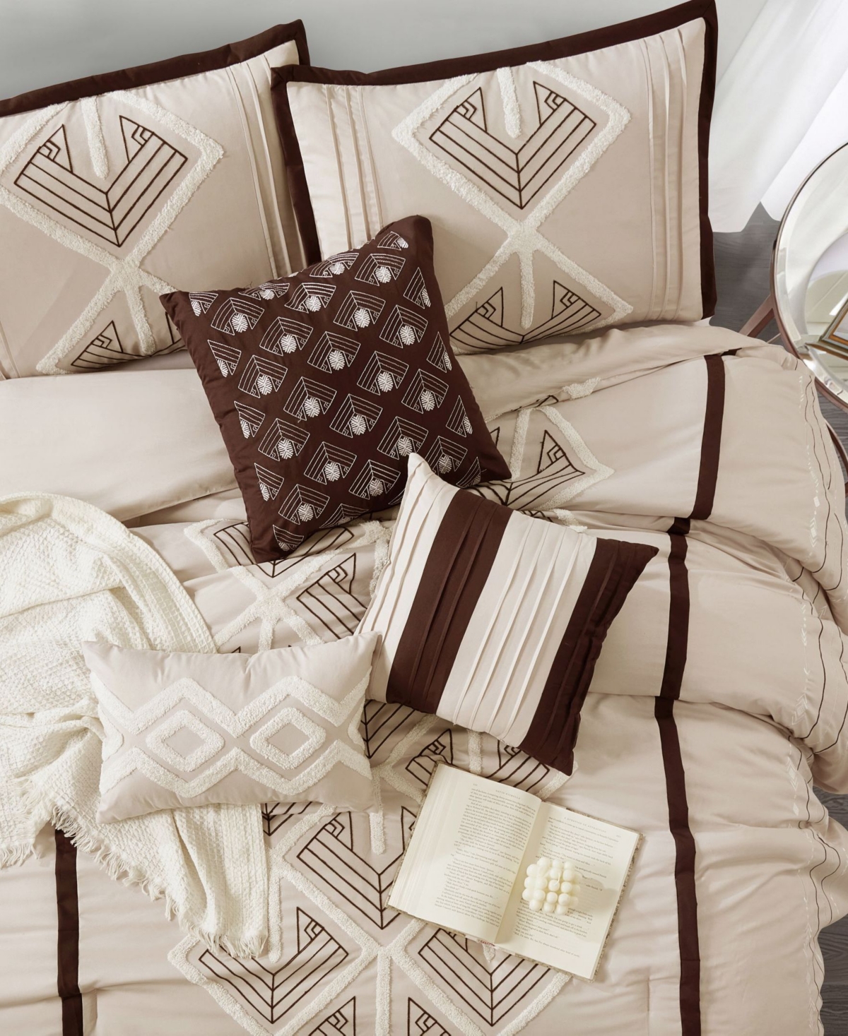 Stratford Park Oliver 7-piece Comforter Set, Queen