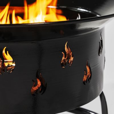 Streamdale Mini Fire Pit Portable Camping Stove with Lava Rocks