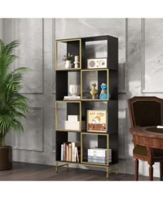 1 Pc Metal Particle Board Asymmetrical Corner Storage Shelf