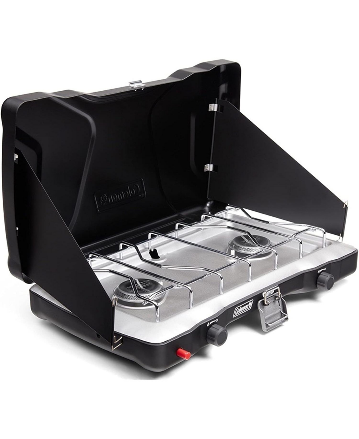 Triton+ 2-Burner Propane Gas Camping Stove - Black