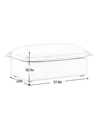 Slipcovered U-Shape Sectional Sofa Wide, Deep, & Cozy