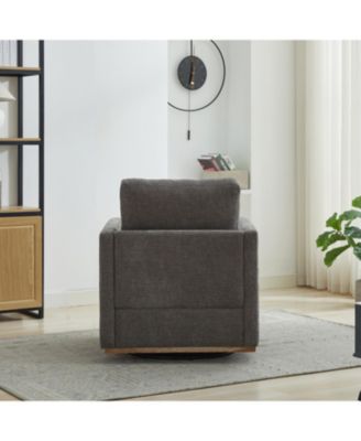 Streamdale 30.7" Swivel Accent Chair - Charcoal