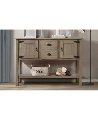  Rustic Retro Sideboard Console Table with Storage