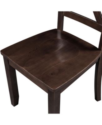 Streamdale 3-Piece Wood Drop Leaf Breakfast Nook Dining Chairs