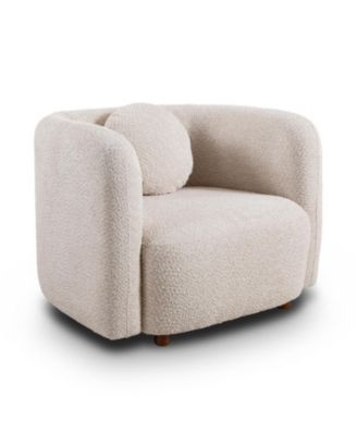 one piece Japandi Style Boucle Sofa Chair