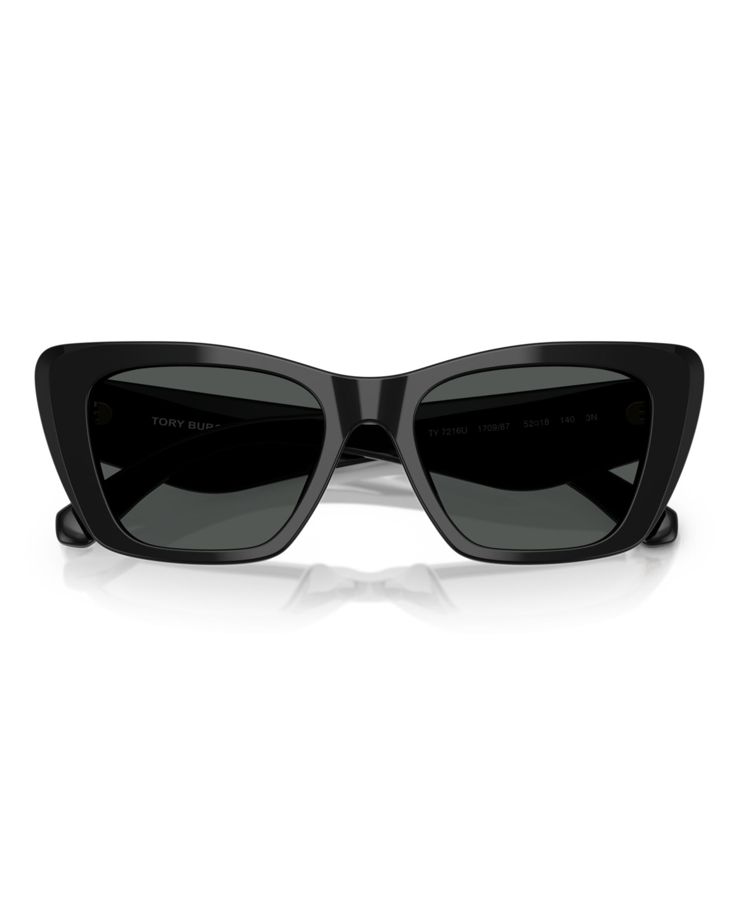 Женские солнцезащитные очки Tory Burch Large Sunglasses, TY7216U, цвет: Чёрный — фото 5