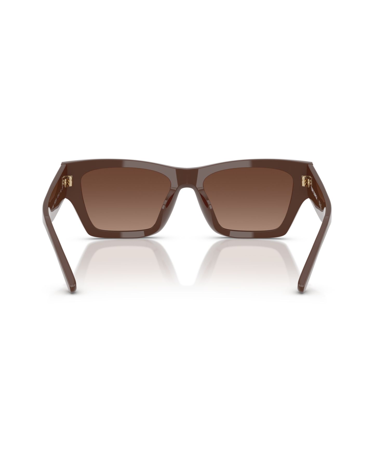 Женские солнцезащитные очки Tory Burch Polarized Sunglasses, TY7169U, цвет: Однотонный коричневый — фото 4