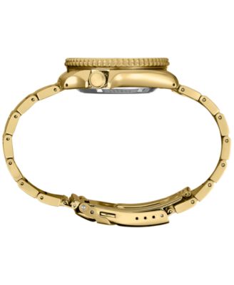 Men's Automatic 5 Sports Gold-Tone Stainless Steel Bracelet Watch 43mm