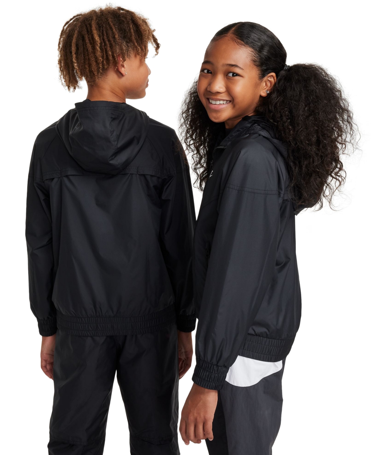 Nike Sportswear Kids 7-20 Windrunner Jacket In Black