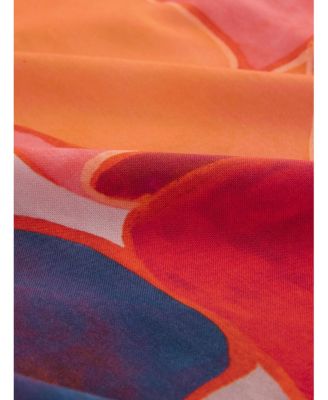 Women's Tie Front V-Neck Long Sleeve Midi Dress