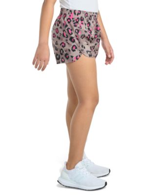 Big Girl Elastic Waistband Printed Woven Pacer Shorts