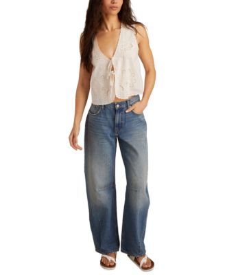 Lucky Brand - Women's High-Rise Barrel-Leg Jeans