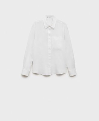 MANGO - Women's 100% Linen Shirt