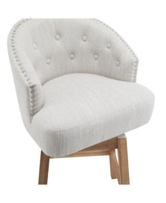 Swivelling Counter Stools Set of 2, Counter Height with Backrest