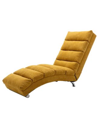  1 Pc.  Linen  Modern  Chaise Lounge Chair