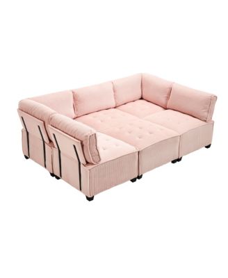 Streamdale U-Shaped Modular Sectional Sofa with Reversible Chaise