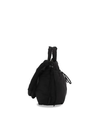 Puffy Convertible Tote with Adjustable Handles and Spacious Compartments