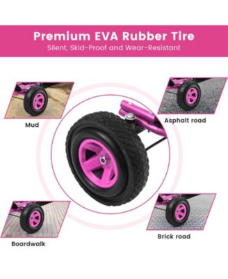 4 Wheels Kids Ride On Pedal Powered Bike Go Kart Racer Car Outdoor Play Toy