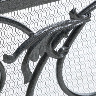 Darcie Wrought Iron Fireplace Screen
