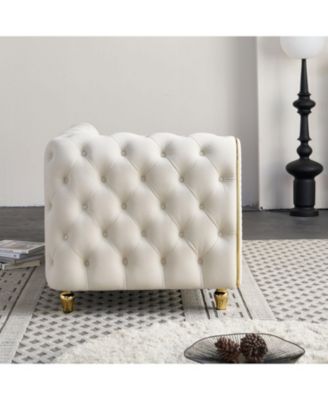 Streamdale 67'' Velvet Chaise Lounge with Pillows