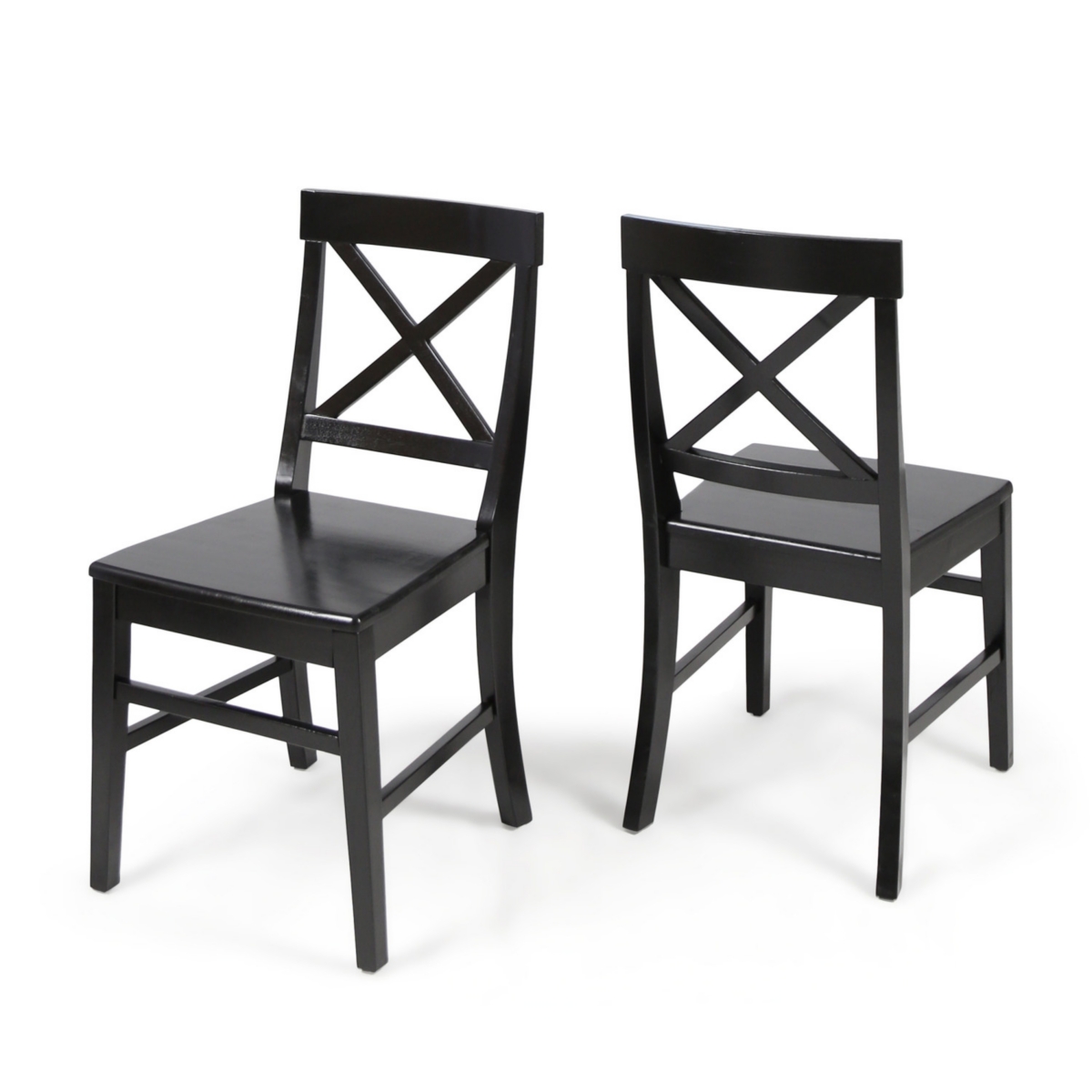 Streamdale Rustic Farmhouse Acacia Dining Chairs