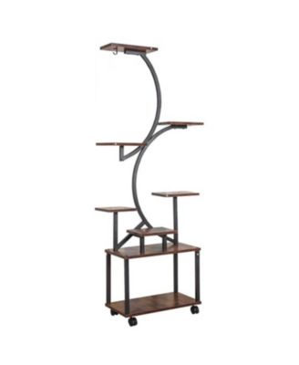 61"  Metal 8-Tier Grow Light Plant Stand