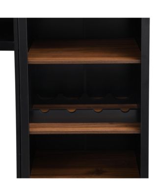 Farmhouse Entertainment Center w/ Bookshelf - 70" TV