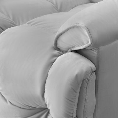 Streamdale Gray Single Chair Soft & Cozy for Small Spaces