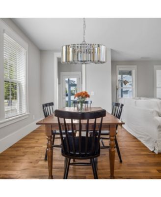 Streamdale Modern Crystal Chandelier for Living-Room Round Cristal Lamp Luxury Home Decor Light Fixture