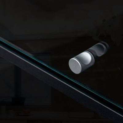 Glass Door Shoe Box Shoe Storage Cabinet With RGB Led Light