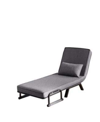  5-in-1 Convertible Chair Bed Comfy, Adjustable, Space-Saving Sleeper