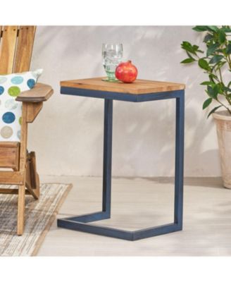 Streamdale Versatile Firwood & Iron Antique Accent Table (Choose Size)