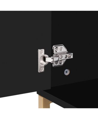 Streamdale Modern TV Stand for TVs up to 70", with Drawer, Cabinets, Metal Legs, Handles, and Safety Device