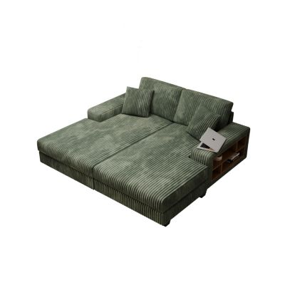 Streamdale Cozy Corduroy Sleeper Sofa Oversized, Modern Double Lounge