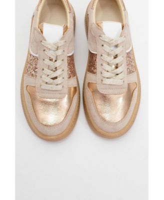 Felipe Glitter Leather Sneakers (Women)