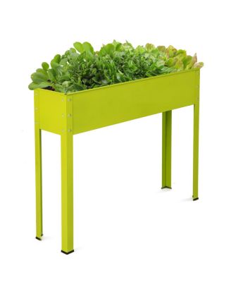 Metal Raised Garden Bed with Legs and Drainage Hole