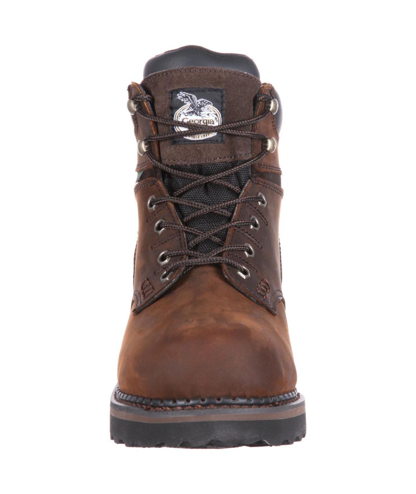Мужские ботинки GEORGIA BOOT Brookville Waterproof 6" Work Boot, цвет: Тёмный коричневый — фото 7