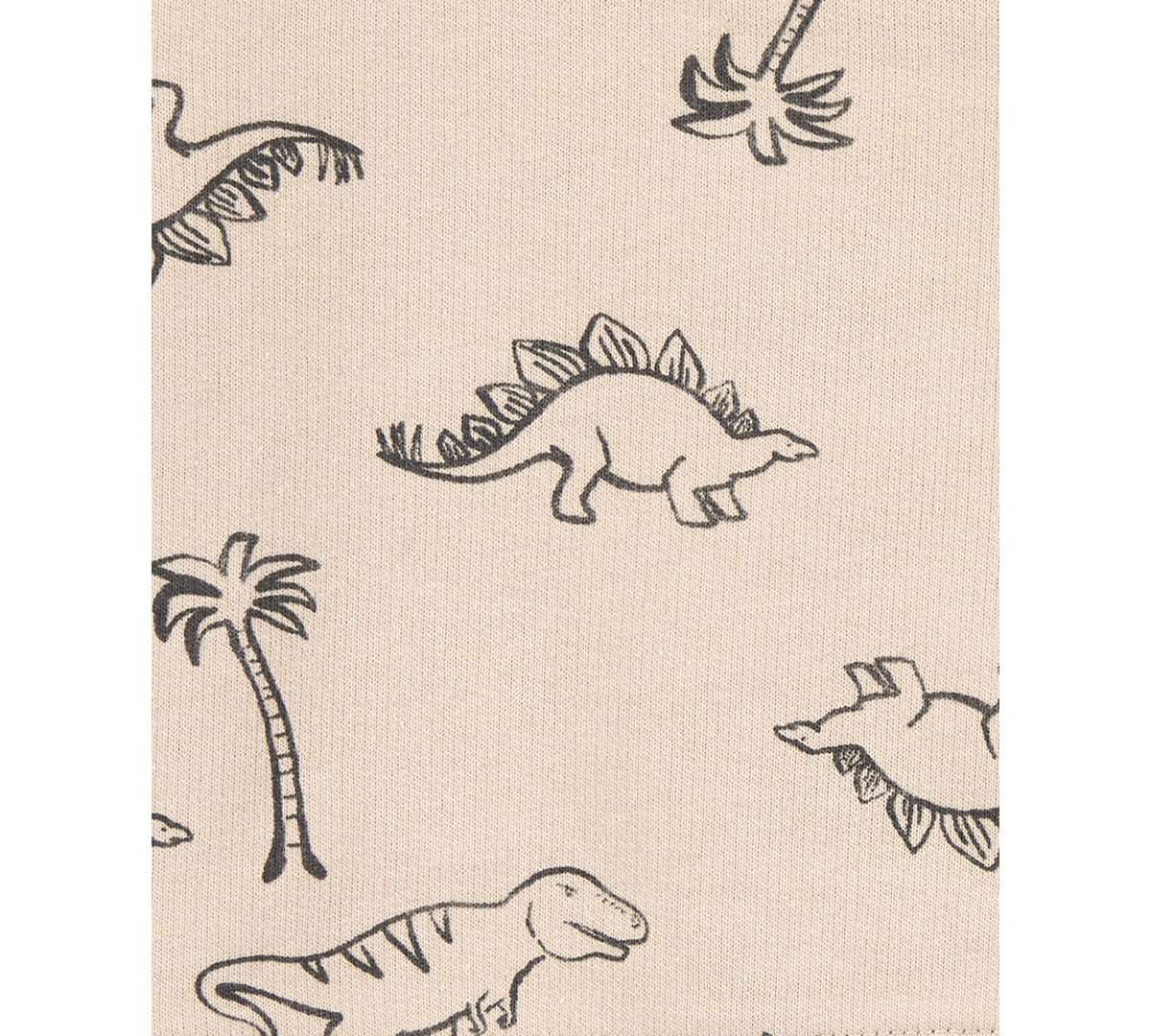 Carter's Baby Boys Cotton Dinosaur T-shirt, Shorts & Bodysuit, 3 Piece Set In Neutral
