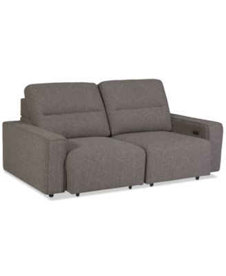 Macy's Frandlyn Fabric Power Sectional Collection Exclusively At Macys In Gray