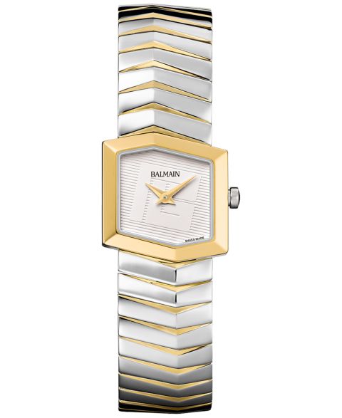 Женские часы Balmain Swiss Teffetas Two-Tone Stainless Steel Bracelet Watch 35mm